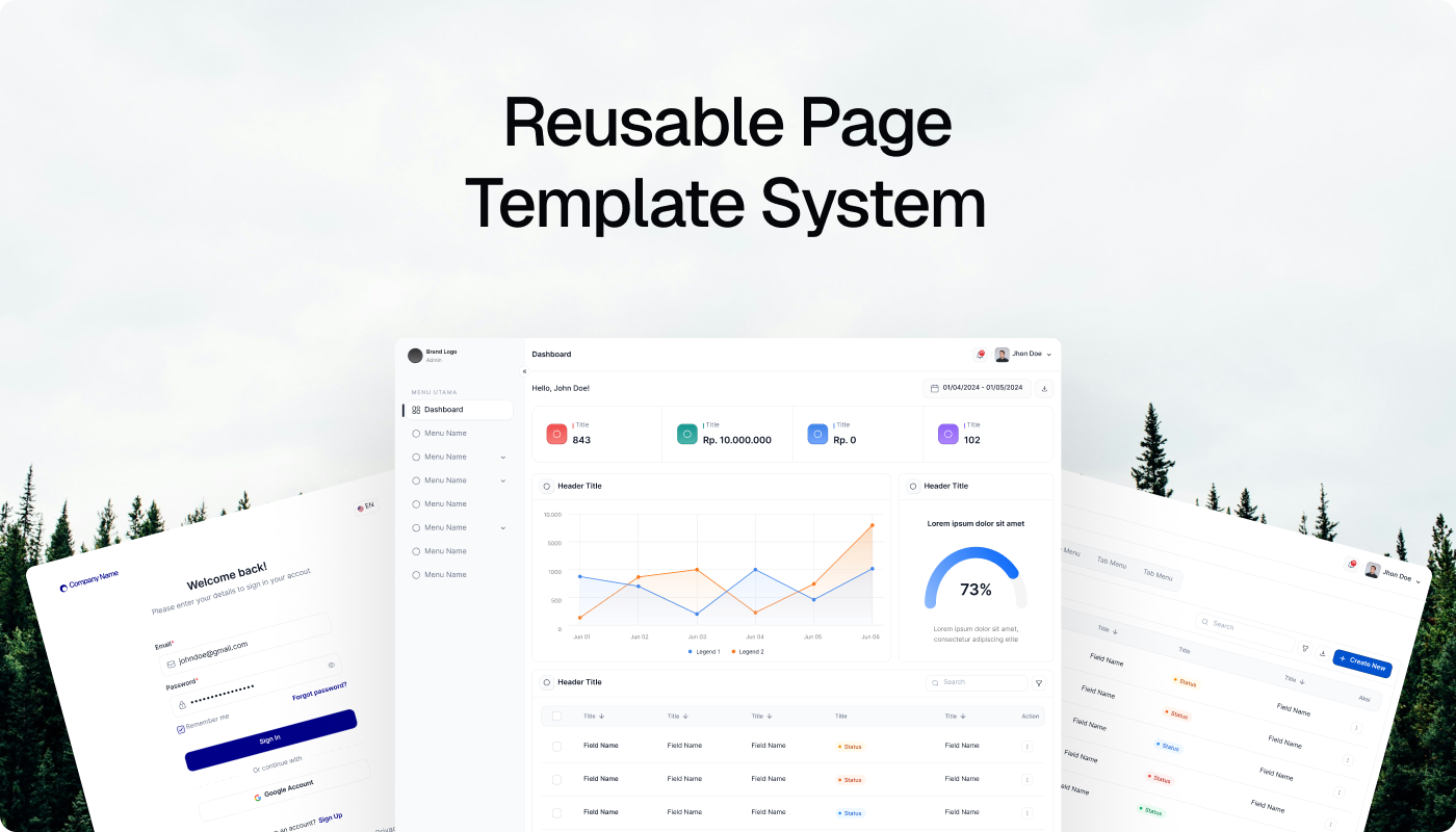 Designing a Reusable Page Template System